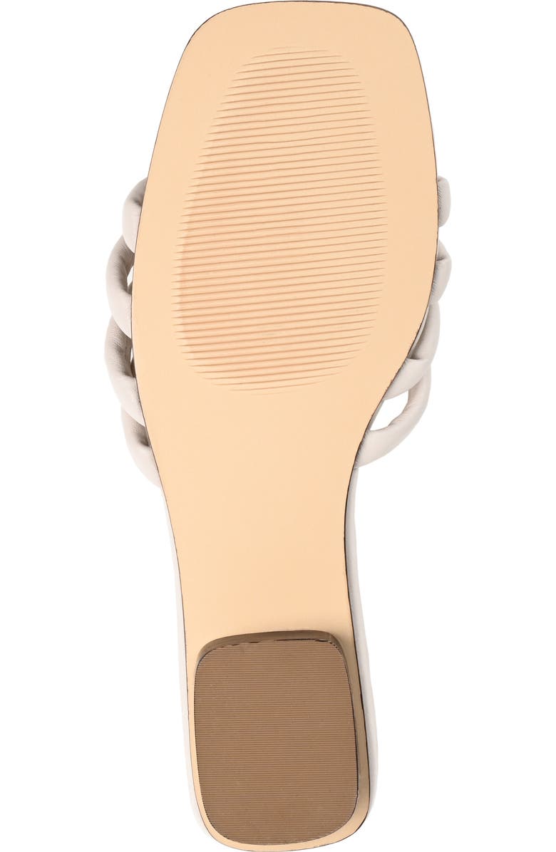 Journee Collection Cenci Strappy Slide Sandal, Alternate, color, Off White