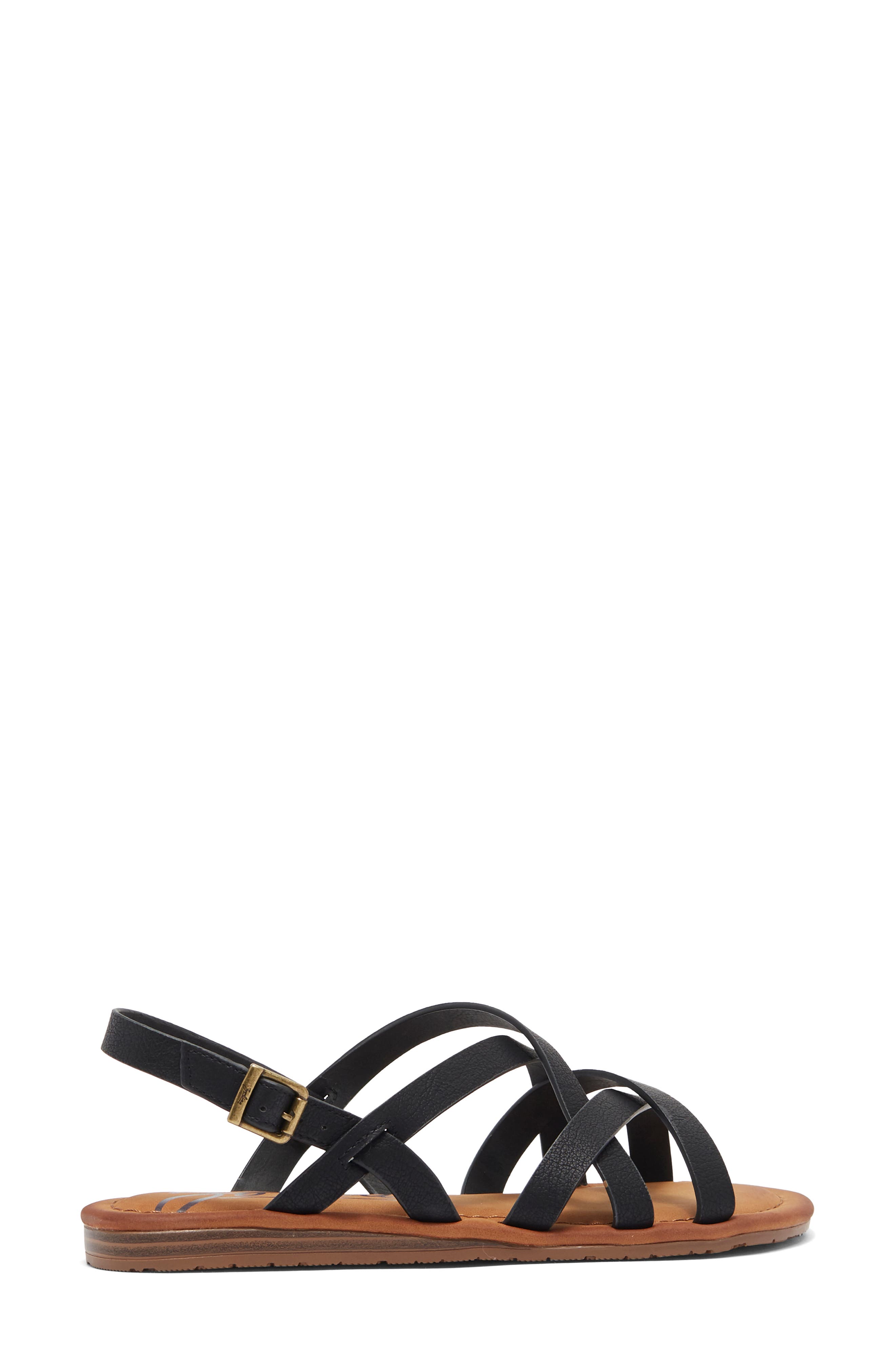 Zodiac Yale Strappy Flat Sandal, Alternate, color, 