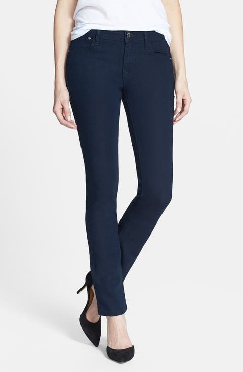 'Coco' Curvy Straight Jeans (Flatiron)