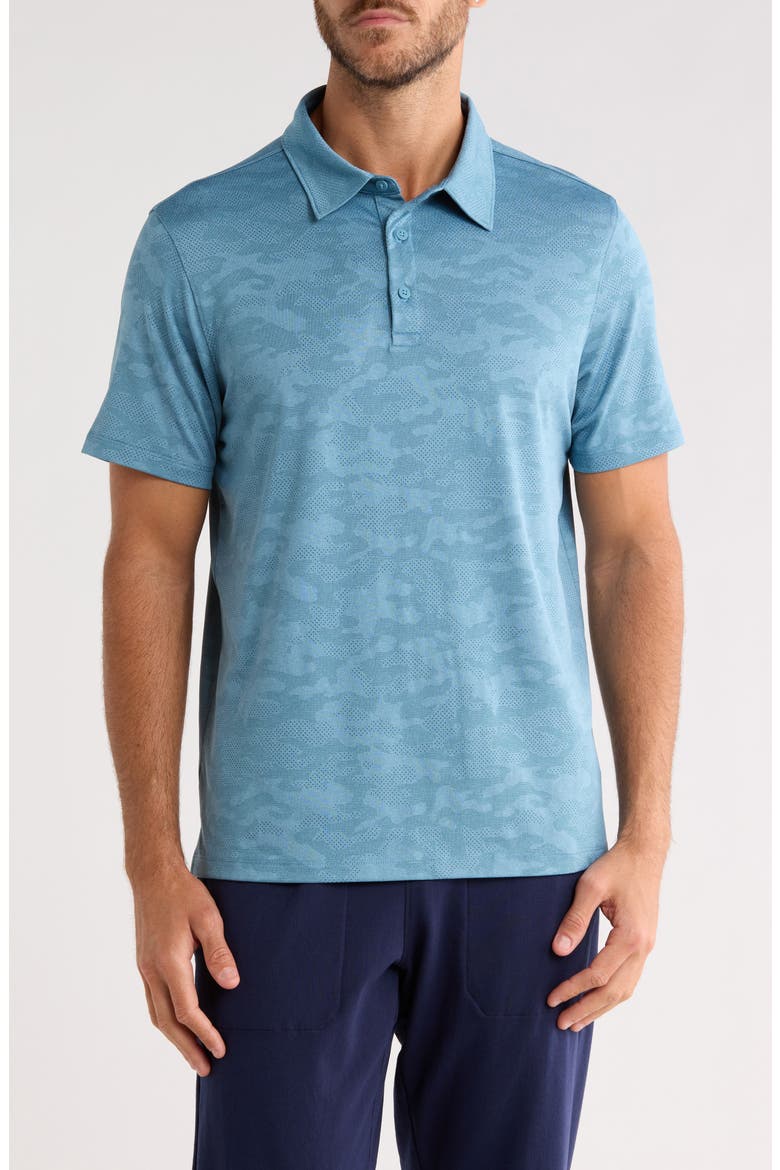 Camo Polo, Main, color, BLUE PROVINCIAL