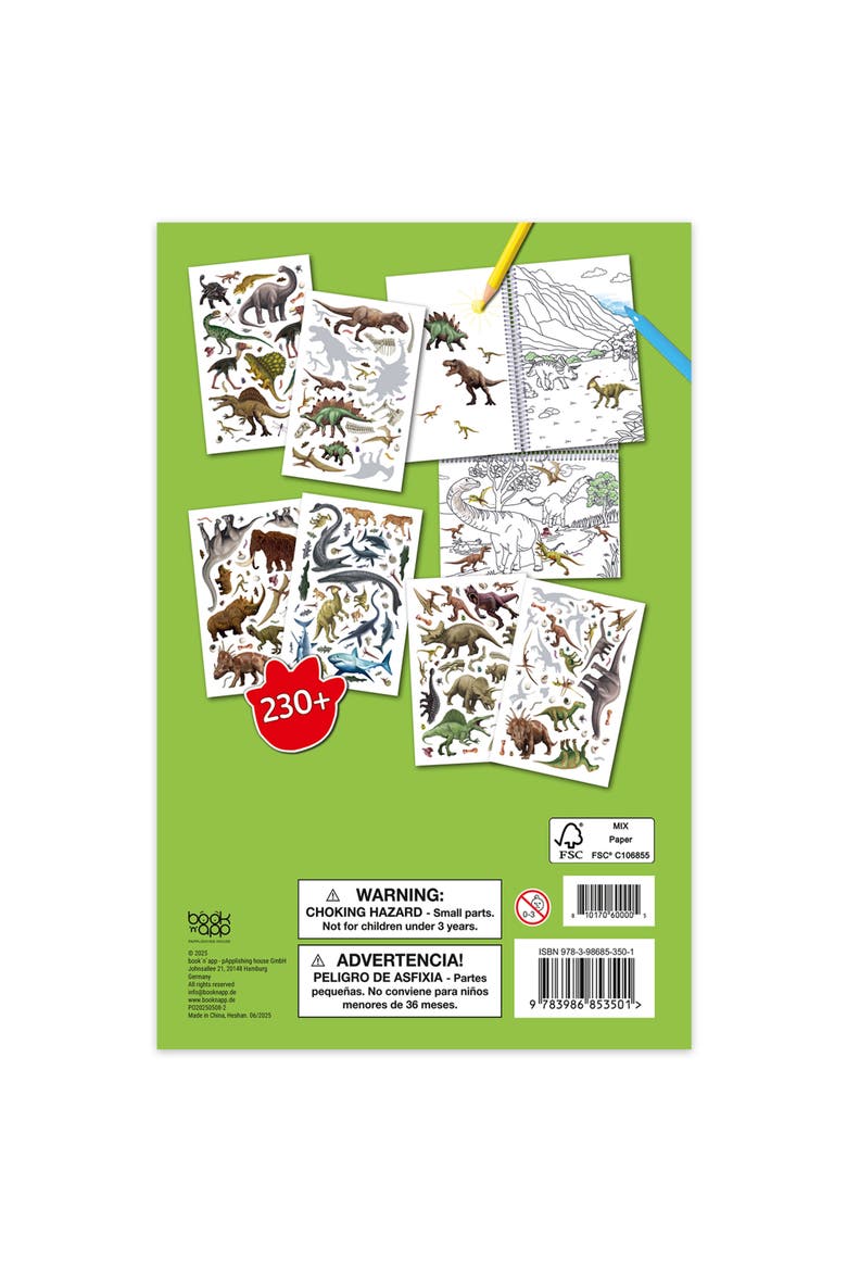 Color & Sticker Book, Alternate, color, Green