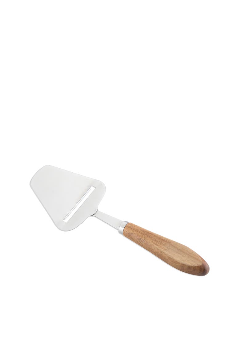 Acacia Wood Handled Cheese Plane, Main, color, Brown
