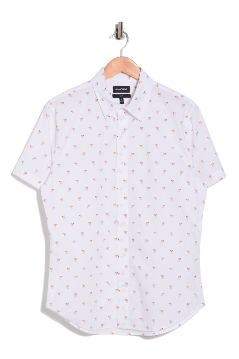 Sidecar Season Slim Fit Button Front Shirt, Alternate, color, SIDECAR COCKTAIL