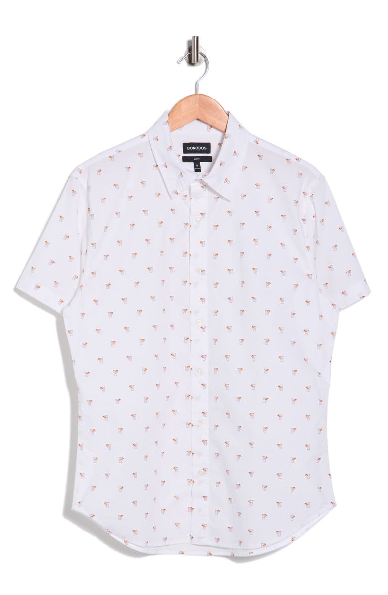 Bonobos Sidecar Season Slim Fit Button Front Shirt, Main, color, Sidecar Cocktail