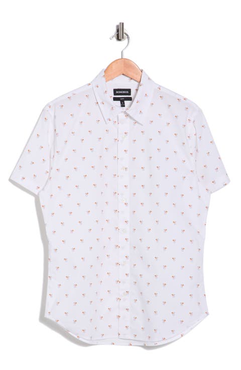 Sidecar Season Slim Fit Button Front Shirt