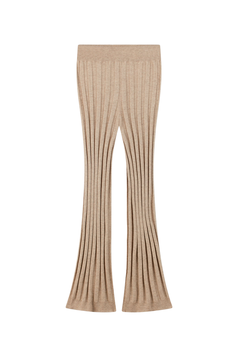 Textured Knit Cashmere Pants, Main, color, warm grey