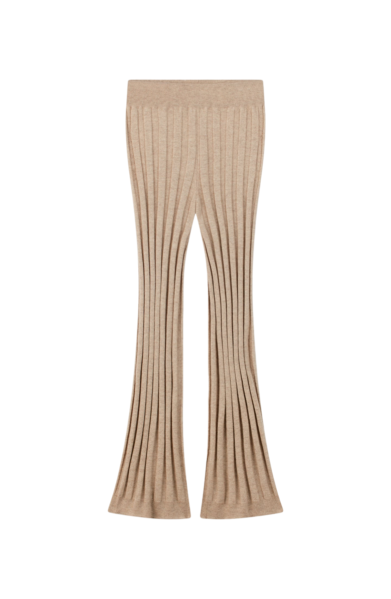 GOBI Mongolian Cashmere Textured Knit Cashmere Pants, Main, color, Warm Grey