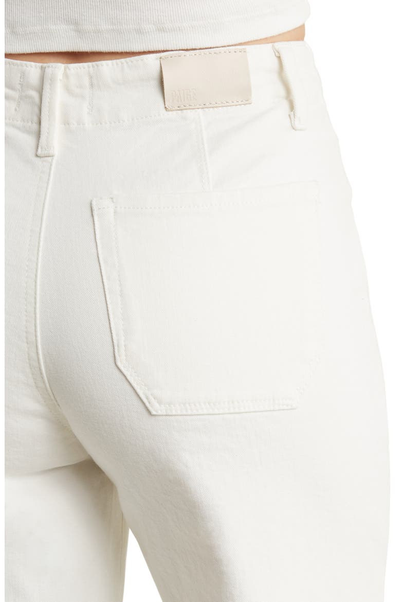 Anessa Raw Hem High Waist Crop Wide Leg Utility Jeans, Alternate, color, TONALECRU