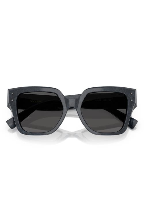 Dolce & Gabbana Dolce&gabbana 52mm Square Sunglasses In Grey
