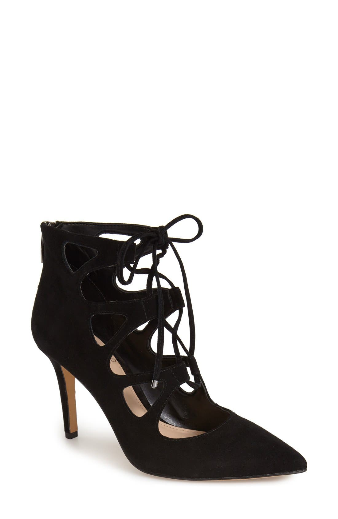 Vince Camuto 'Bodell' Lace Up Pump, Main, color, 