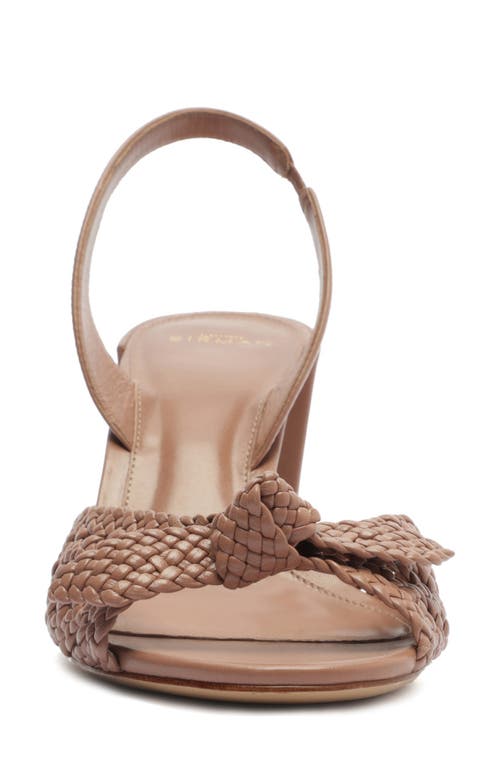 Alexandre Birman Easy Clarita Tresse Block Heel Slingback Sandal