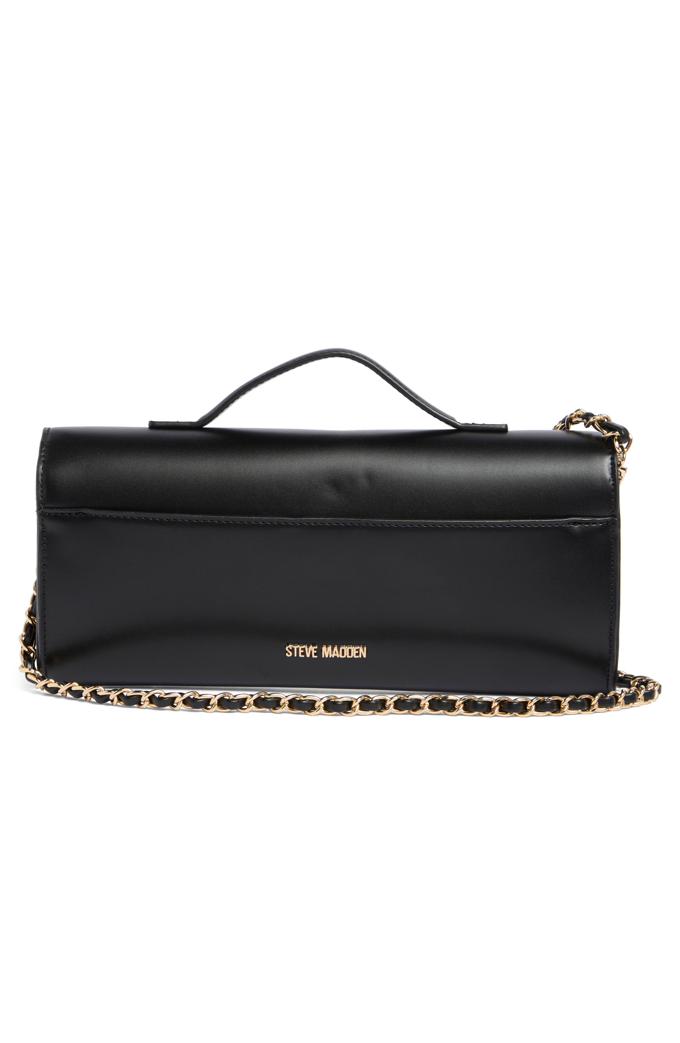 Steve Madden Benovi Clutch, Alternate, color, Black