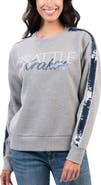 G-III 4HER BY CARL BANKS Women's G-III 4Her by Carl Banks Gray Seattle Kraken Penalty Box Pullover Sweatshirt