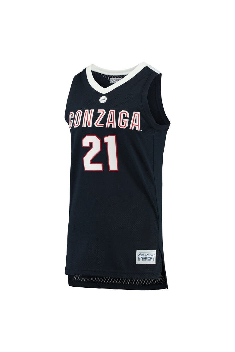Men's Original Retro Brand Rui Hachimura Navy Gonzaga Bulldogs Alumni Basketball Jersey, Alternate, color, Navy