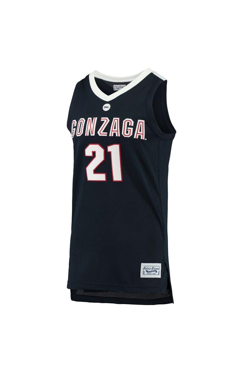 Retro Brand Men's Original Retro Brand Rui Hachimura Navy Gonzaga Bulldogs Alumni Basketball Jersey, Alternate, color,