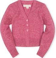 Hope & Henry Kids' Organic V-Neck Cardigan Sweater