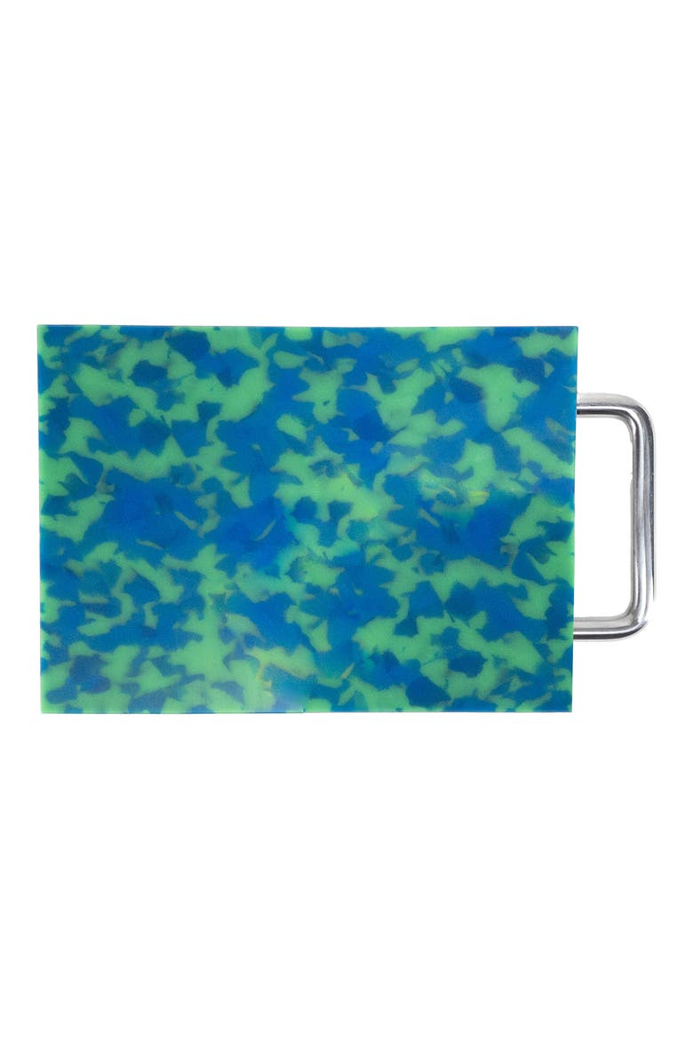 Small Cutting Board with Handle, Main, color, BLUE GREEN