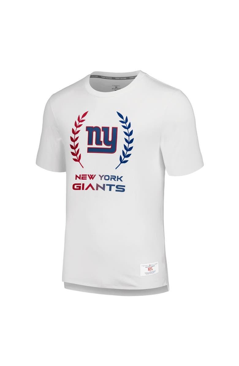 Tommy Hilfiger Men's Tommy Hilfiger White New York Giants Miles T-Shirt, Alternate, color, 