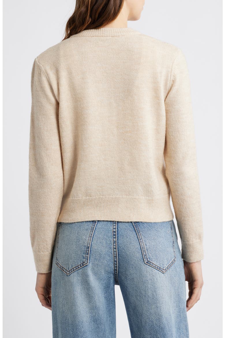 Eliote Crop Cardigan, Alternate, color, ECRU