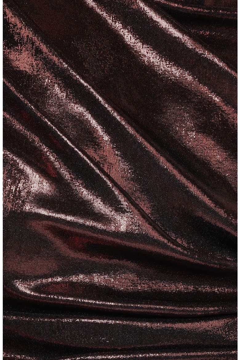 Rowyn Metallic Crop Top, Alternate, color, BRONZE