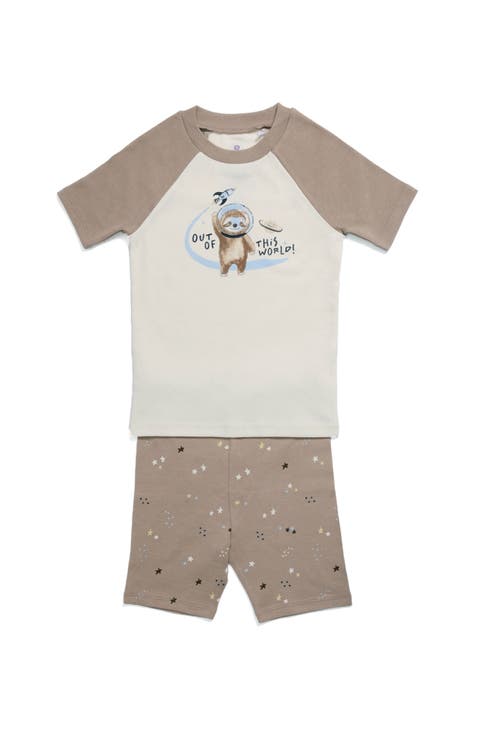 Sloth Shorties PJ Set