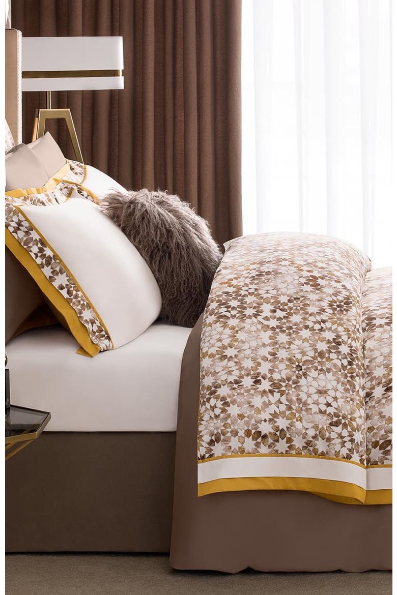 Noorim Duvet Cover, Alternate, color, Yellow