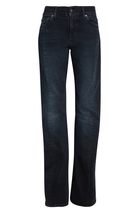 Gery Straight Leg Jeans (Black Moon)