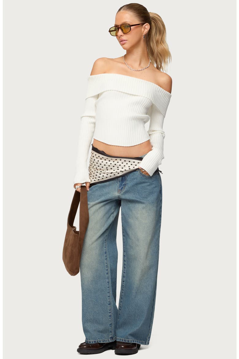 Magda Acid Wash Low Rise Wide Leg Jeans, Alternate, color, BLUE-VINTAGE-WASHED