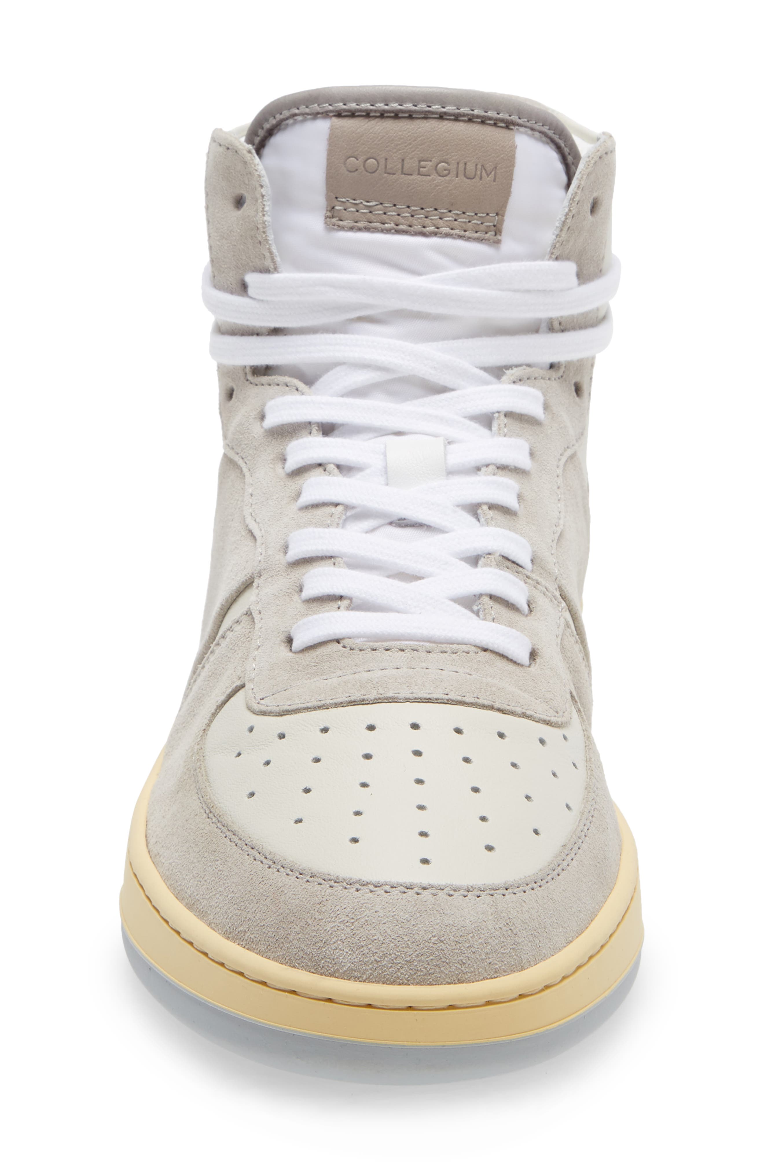 Pillar Destroyer High Top Sneaker, Alternate, color, BONESUEDE