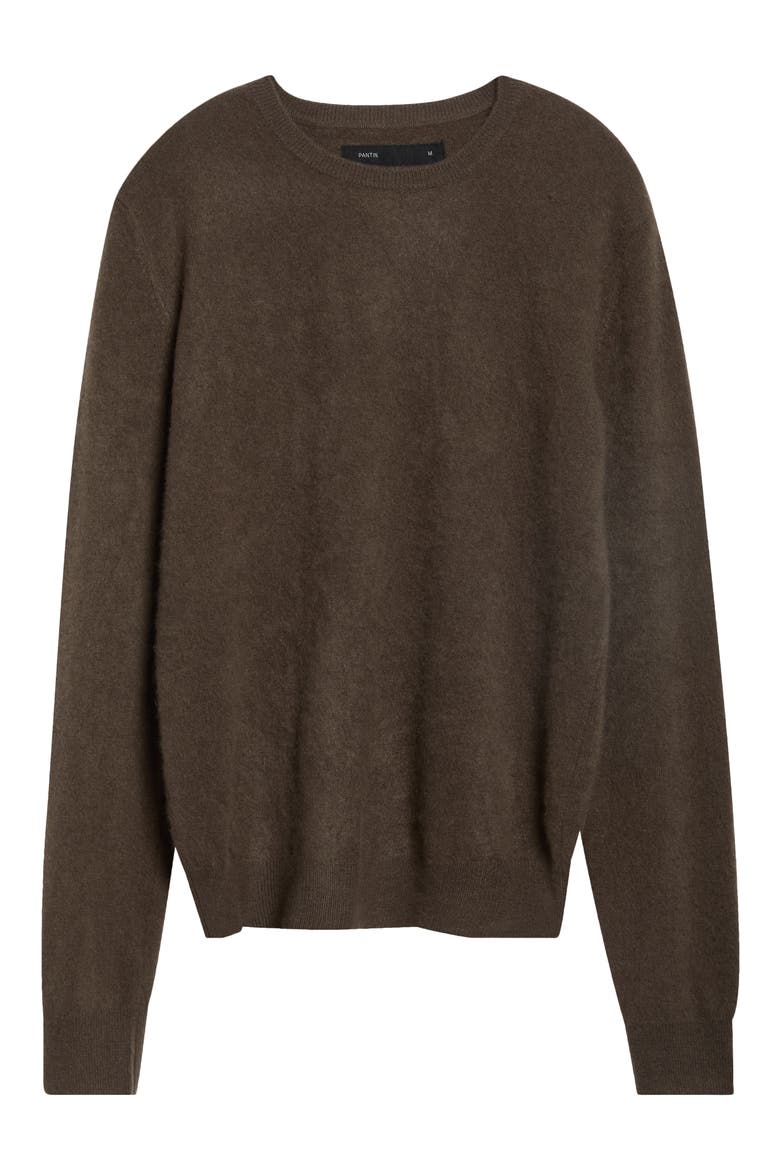 Mini Cashmere Crewneck Sweater, Main, color, CACAO