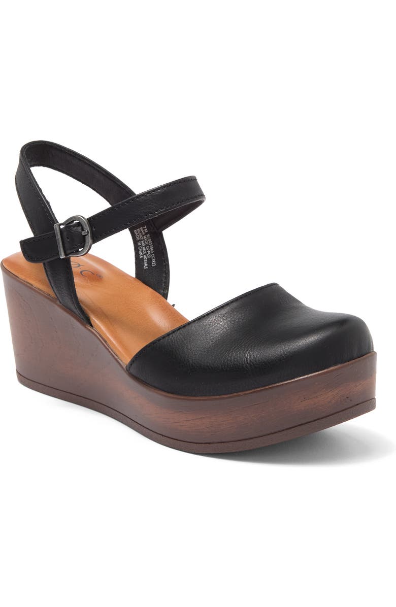 B O C BY BØRN Dalia Platform Clog Sandal, Main, color, Black