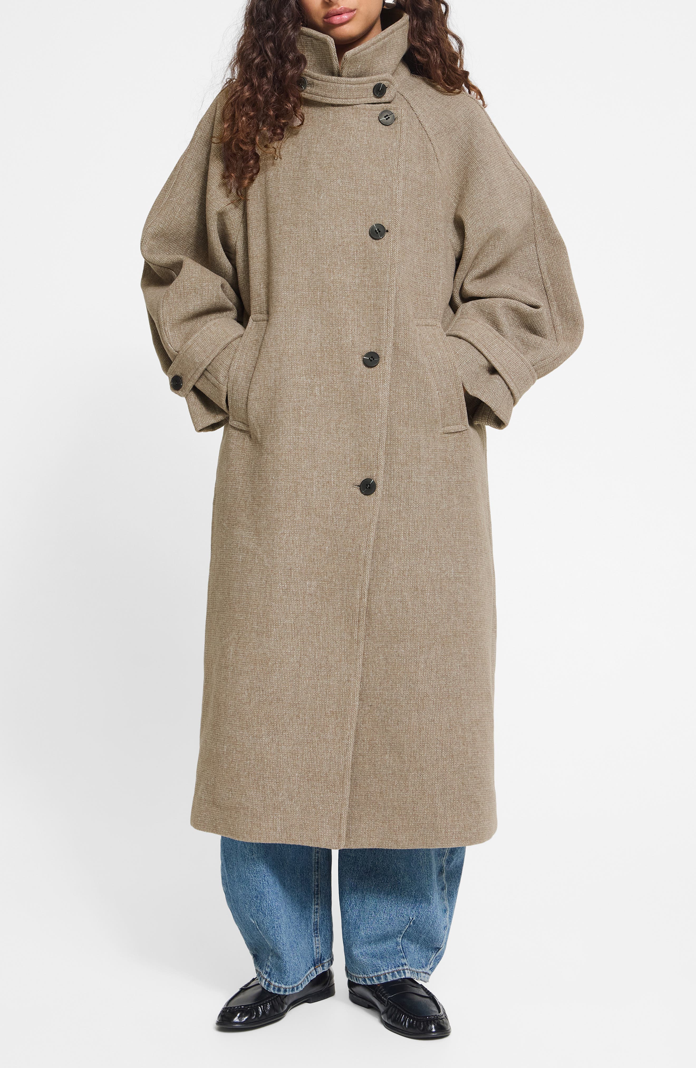 Double Breasted Long Coat