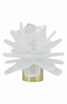 A & B Home Selenite Stone Candleholder