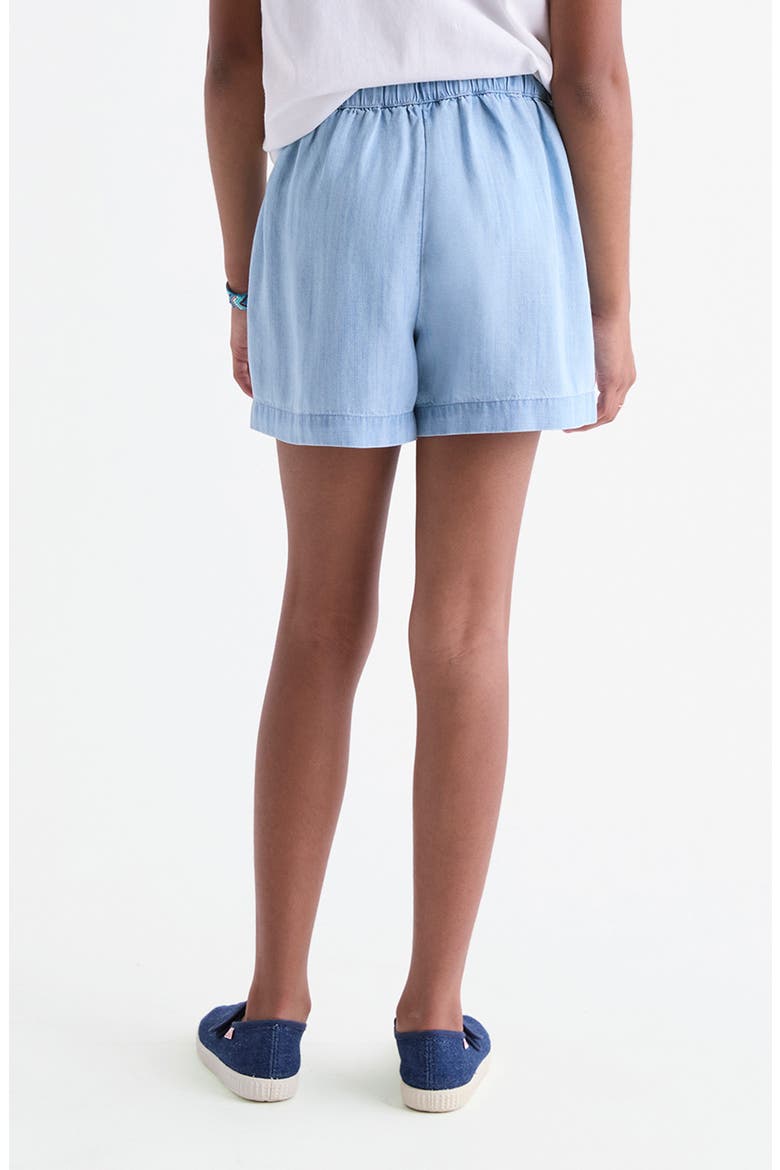 Kids' Chambray Shorts, Alternate, color, LIGHT ACID WASH