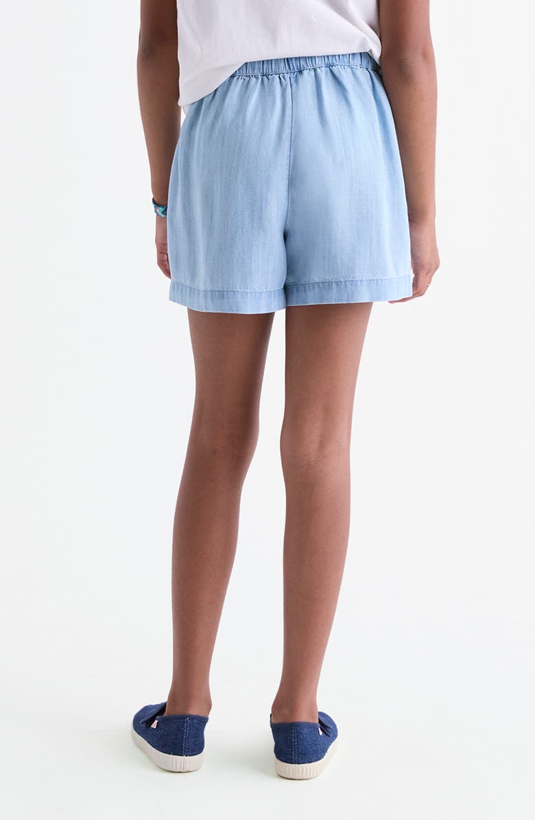 vineyard vines Kids' Chambray Shorts, Alternate, color, Light Acid Wash