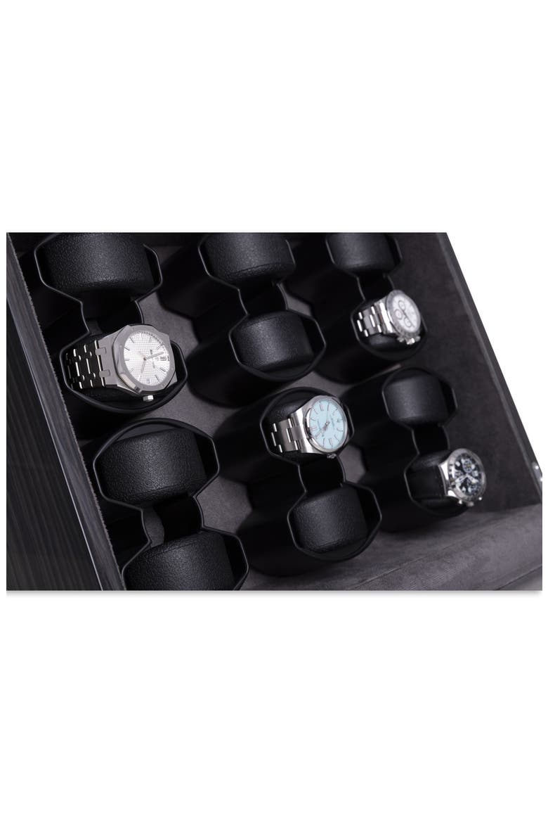 Cosmo 12-Watch Winder & Case, Alternate, color, GREY