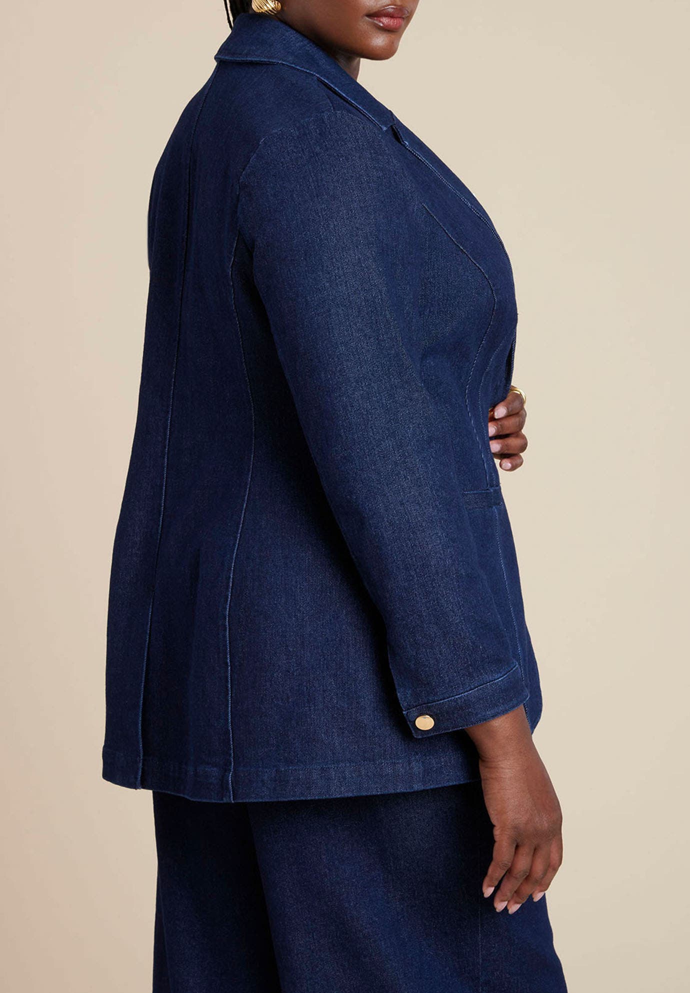 Denim Blazer - image 2