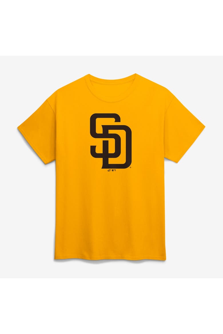 Men's Logo Athletic Gold San Diego Padres Official Logo T-Shirt, Main, color, Gold