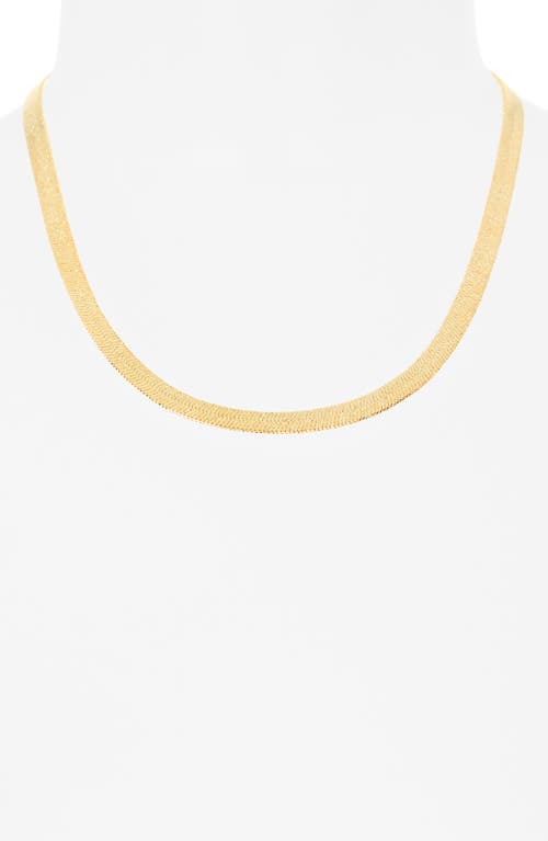 Nordstrom Rack Shimmer Dust Snake Chain Necklace In Burgundy