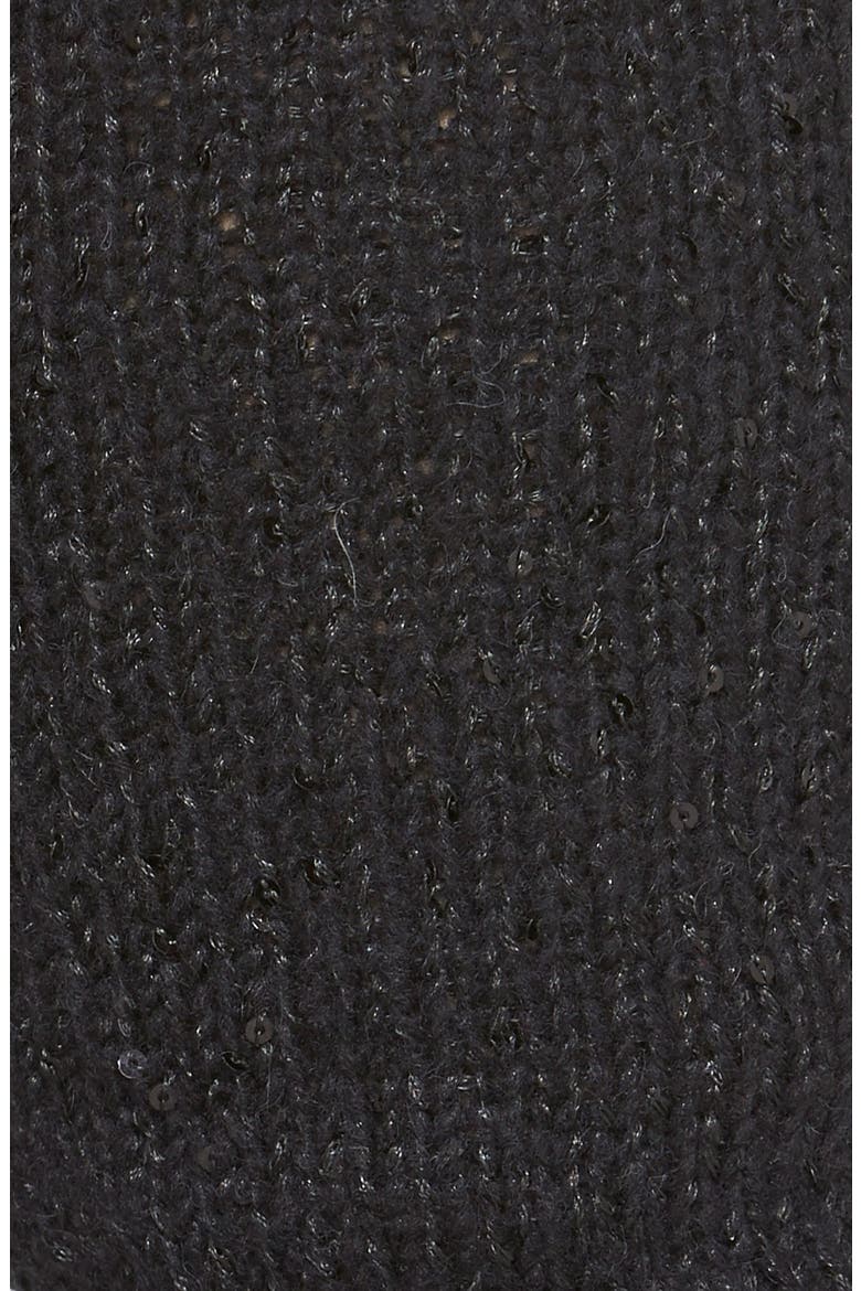 Sequin Leg Warmers, Alternate, color, BLACK