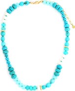 Panacea Turquoise Stone Strand Necklace