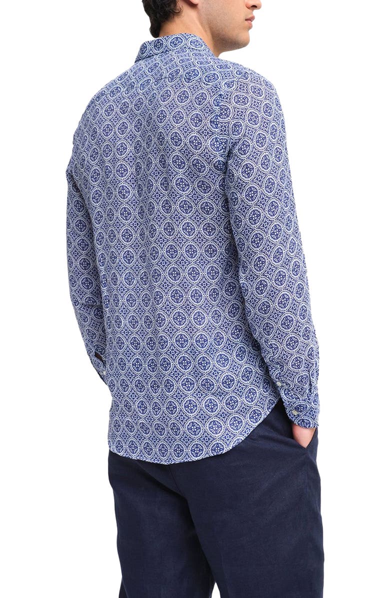 Peninsula Swimwear Montecristo Linen Shirt, Alternate, color,