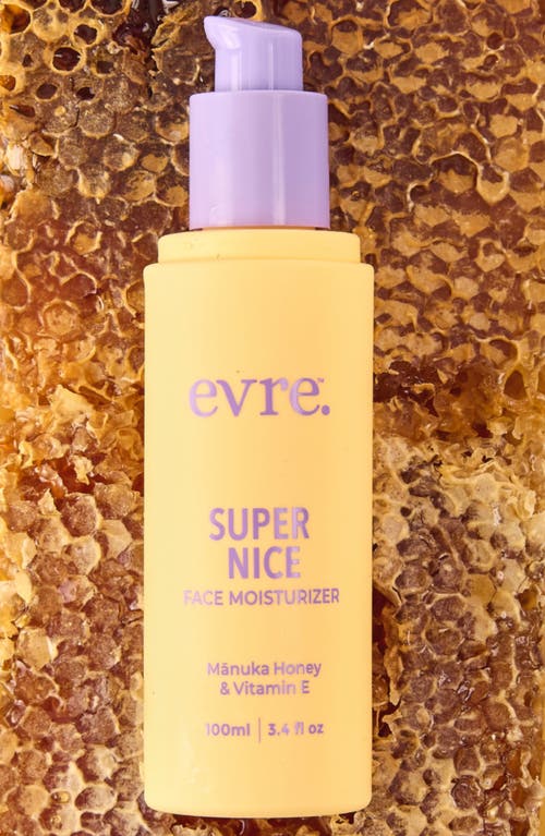 Evre. Super Nice Maunka Honey & Vitamin E Face Moisturizer In Transparent