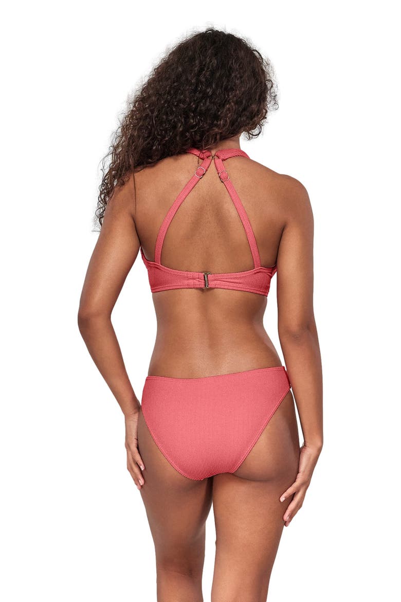 Mirabella Bikini Swimsuit Top - F Cup, Alternate, color, Hibiscus Tea
