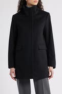 Fleurette Zoey Stand Collar Wool Car Coat