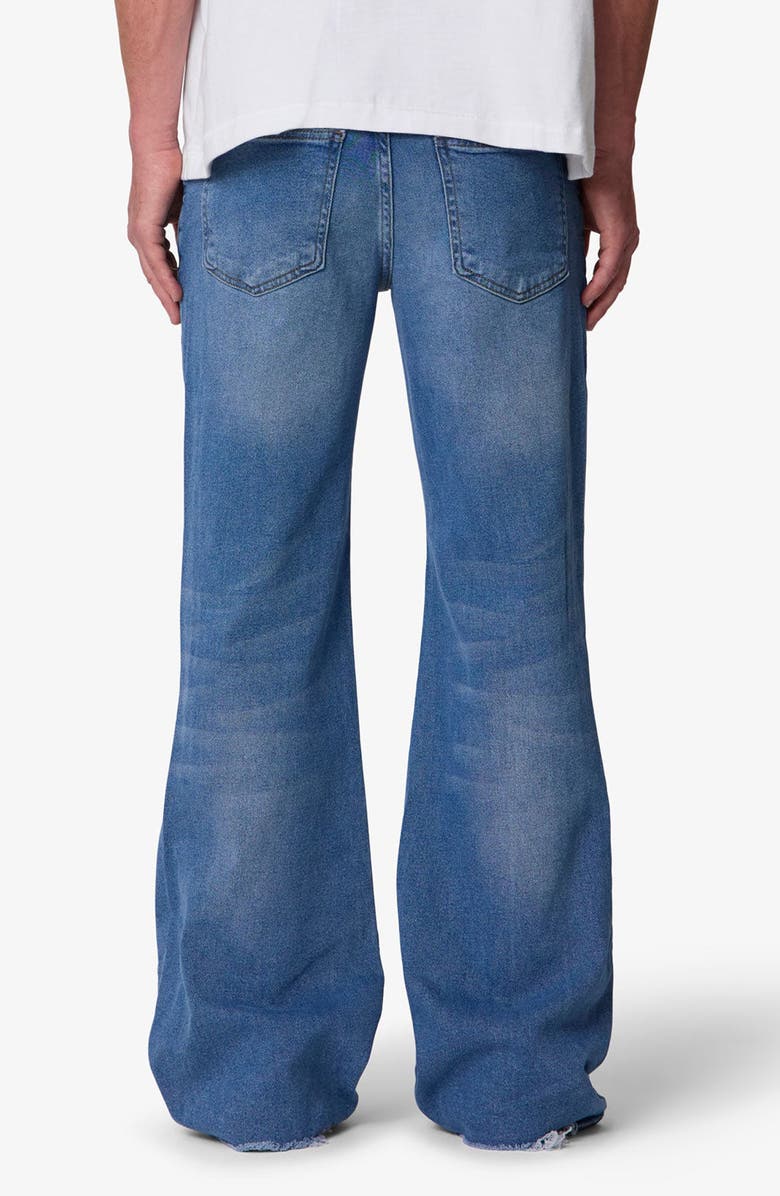 mnml Super Flare Jeans, Alternate, color, Medium Blue