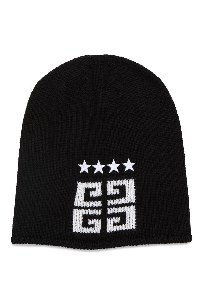 Wool Beanie, Main, color, BLACK