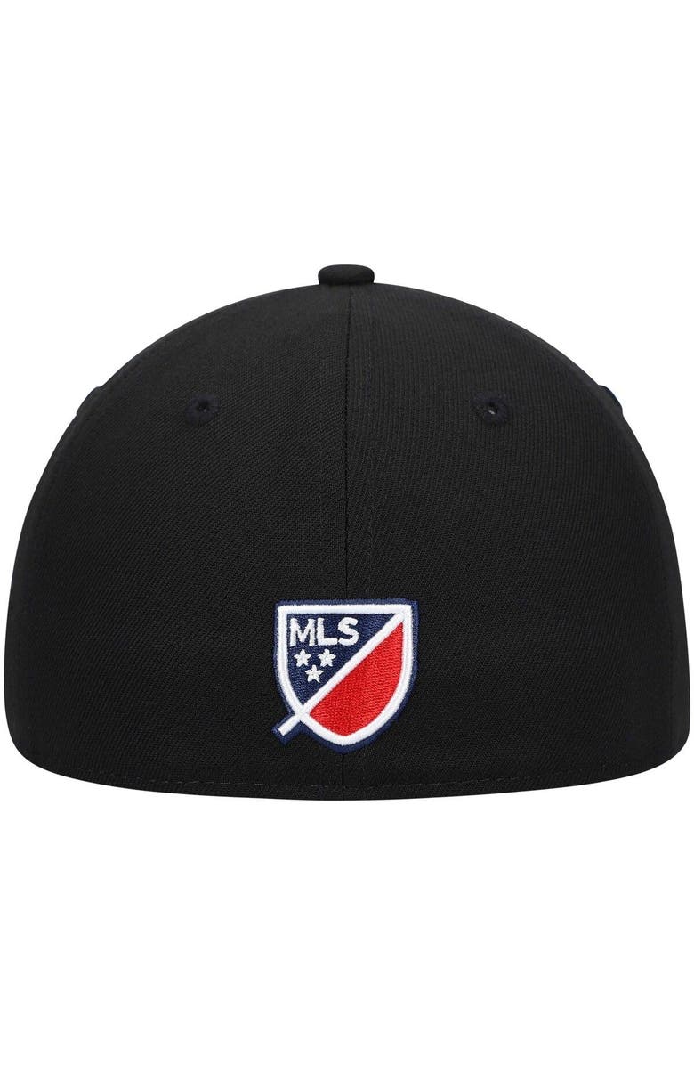 New Era Men's New Era Black New York Red Bulls Primary Logo Low Profile 59FIFTY Fitted Hat, Alternate, color,