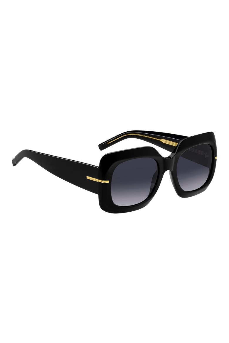 54mm Gradient Square Sunglasses, Alternate, color, 0807-9O