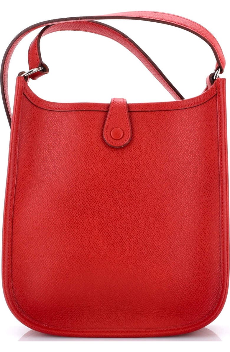 Pre-Owned Hermes Long Strap Evelyne Bag Epsom TPM, Alternate, color, Vermillon
